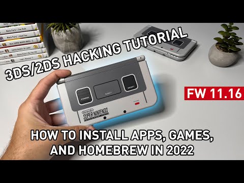 How To Hack New Nintendo 3DS XL (FW 11.16) * Working 2023 Guide *