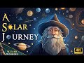 A Solar Journey: Guided Sleep Meditation Space Documentary of our Solar System | Wizard Voice ASMR