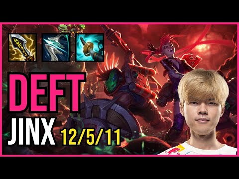 DEFT - JINX vs EZREAL ADC - KR Grandmaster - Patch 11.3