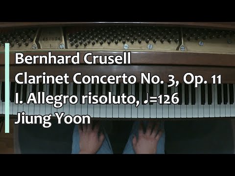 Piano Part- Crusell, Clarinet Concerto No. 3, Op. 11,  I. Allegro risoluto (♩=126)