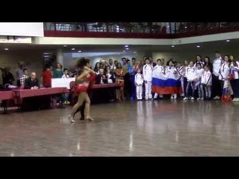 Nicola Marchionni e Ludovica Nivella Vice Campioni Mondiali di Salsa SanPietroburgo 15-10-2016