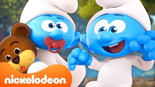 I Puffi | I Momenti Più ADORABILI del Baby Puffo 🥰 | Compilazione di 35 Minuti | @Nicktoons