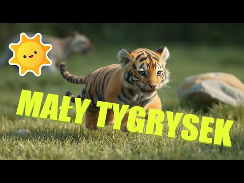 🎵 Mały Tygrysek – Wesoła Piosenka dla Dzieci 🐾 - PIOSENKA O TYGRYSKU - ZWIERZĄTKA