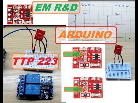 TTP223 Touch Button or Switch for Arduino or Electronics - Touch button for Arduino