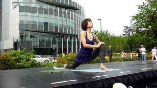 Yoga Aid Japan 2011 ヨガエイド 峯岸道子(Michiko Minegishi) ヨガLive
