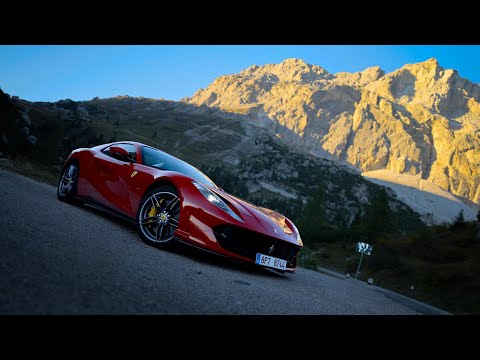FERRARI 812 GTS -- Dolomites  (4K) cinematic