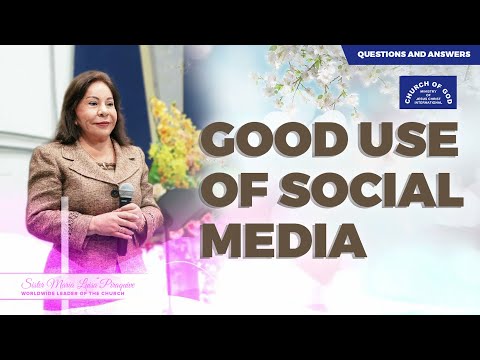 (English) Good Use of Social Media by Sr. Maria Luisa Piraquive