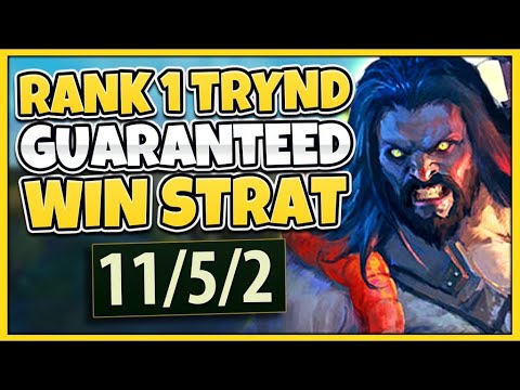 #1 TRYNDAMERE WORLD PERFECT LATE-GAME STRATEGY - League of Legends