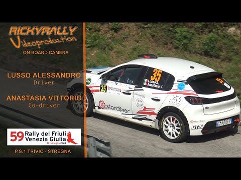 OBC LUSSO - ANASTASIA // 59° Rally del Friuli Venezia Giulia 2024 // P.S.1 Trivio - Stregna