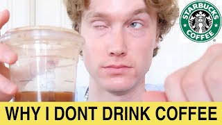 Trying Starbucks *new* non dairy cold brew while alone at home