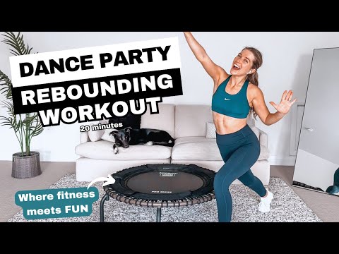 20-Minute Dance Party Rebounder Workout | Jump&Jacked Fun Pop Hits Rebounding