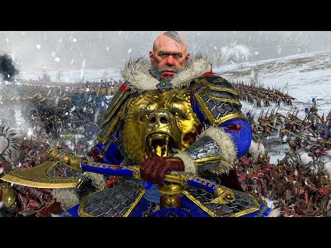 Kislev's Fury - WARRIORS OF CHAOS vs KISLEV - TotalWar Warhammer cinematic battle