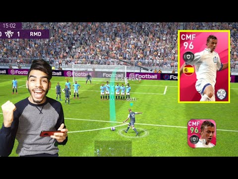 Iconic moment Guti 96 Rated Review 🔥 the complete midfielder😱 pes 20 mobile