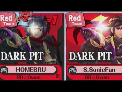 Dark Pit Side B spam montage. Smash 4
