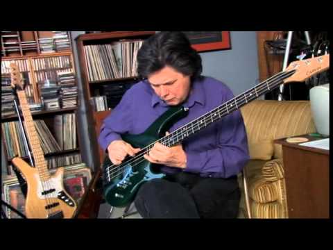 Roy Vogt on his 4 string Carvin Bass
