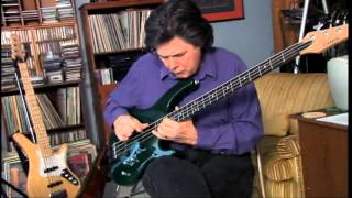 Roy Vogt on his 4 string Carvin Bass