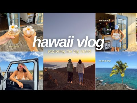 HAWAII VLOG | a few days on the big island, beach days, snorkeling, volcanoes & more!