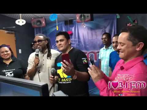 Machel Montano, Hemlata Dindial, Rishi Gayadeen at 103.1FM