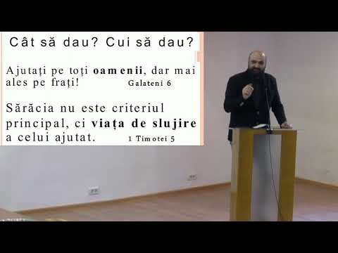 2 Corinteni 8,9 - Cautati sa sporiti in aceasta binefacere - Sami Ghica