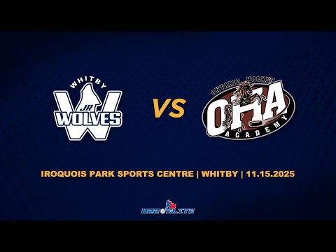 2025 11 15 - U22 Elite Whitby Wolves vs Ontario Hockey Academy