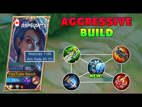 🧿4K& PRO EDITING | NATALIA NEW INSANE AGGRESSIVE & MOST PERFECT HIGH DAMAGE BUILD🔥THEY CAN'T STOP ME
