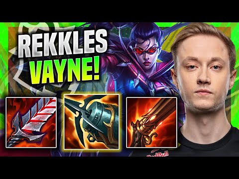 REKKLES IS INSANE WITH VAYNE! - G2 Rekkles Plays Vayne ADC vs Vel'Koz! | Season 11