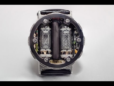 Tube clock Neonica 2