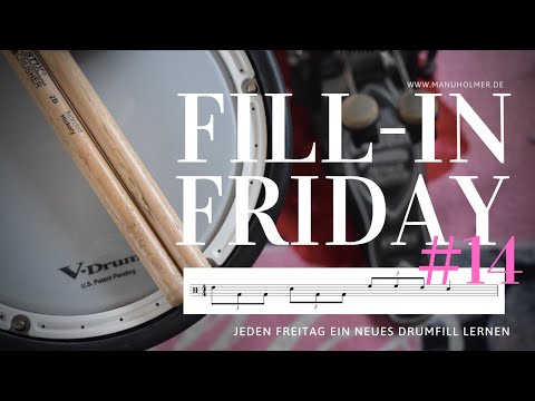 Fill-In Friday #14 - Schlagzeug spielen für Anfänger [Lerne jeden Freitag ein neues Drumfill!]