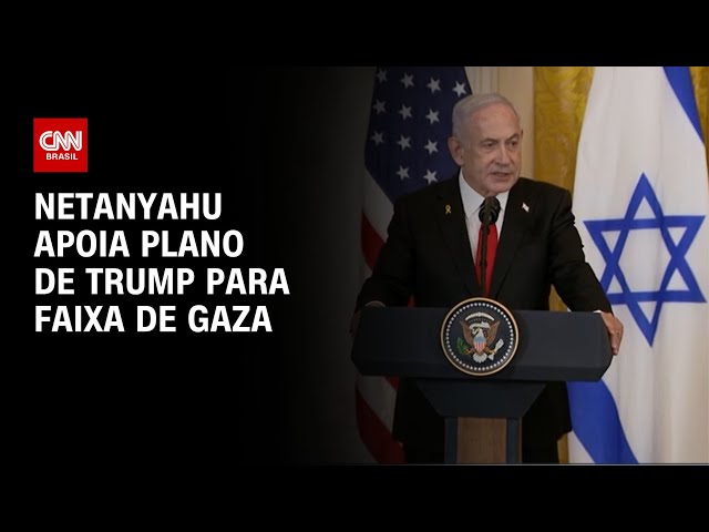 Netanyahu apoia plano de Trump para faixa de Gaza | CNN NOVO DIA