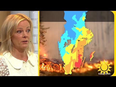 Varning för bränder – här är brandrisken som störst - Nyhetsmorgon (TV4)