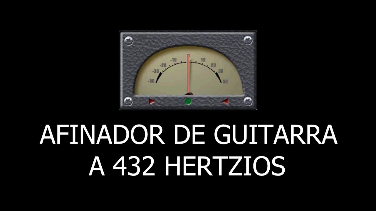 Afinador de guitarra a 432 hz