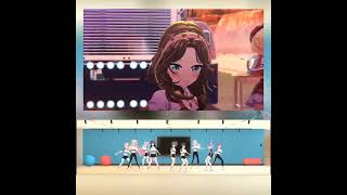 Beep Beep MV and Dance Performances side to side comparison #hoshimaticproject #星街すいせい