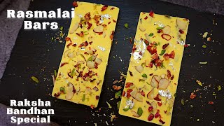 Rasmalai Chocolate | Homemade Chocolate bars | homemade white chocolate bars | Raksha bandhan sweets