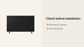 LG 4K UHD TV : Installation Guide – UHD 43 – Side Type