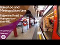 London Underground First Person Journey Edgware Road To Harrow On The Hill