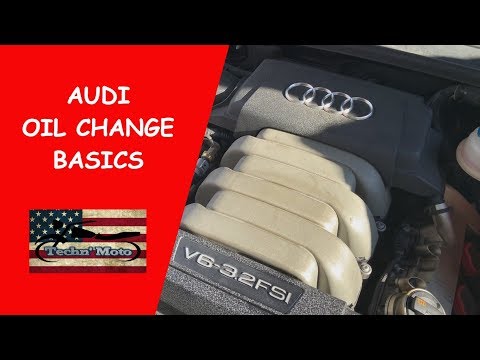 2006 Audi A6 3.2 Quattro Oil Change | Techn' Moto