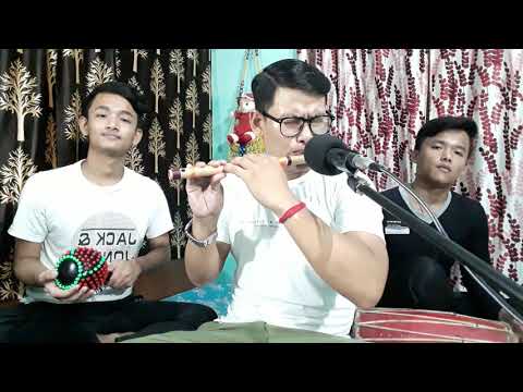 ओल्लो खोलो पल्लो खोलो || Ollo Kholo Pallo Kholo || Nepali Lokgeet, Vishnu Flute Saxophonist 🪈🎷🎼🔥