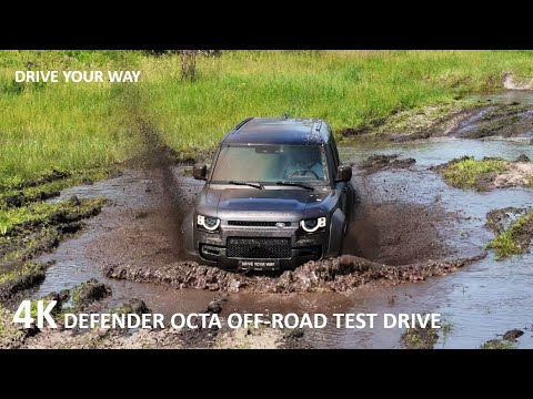 DEFENDER OCTA OFF ROAD TEST DRIVE // MUD, WATER,SAND