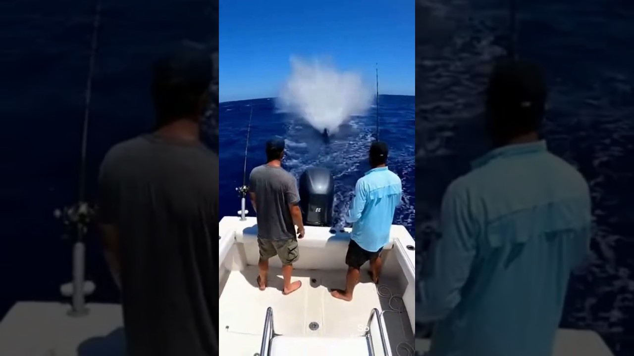 Marlin Slams Boat… Ocean Impact Chaos! 🐟🚤청새치 보트 강타… 바다 충돌 대혼란! 🐟🚤カジキがボートに激突…海上パニック衝撃瞬間！🐟🚤