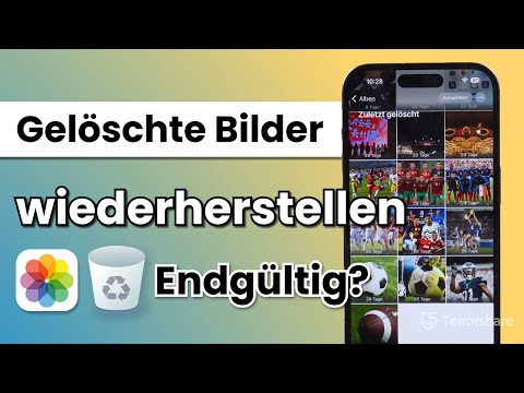 Endgültig gelöschte Fotos wiederherstellen iPhone | Gelöschte Bilder wiederherstellen nach 30 Tagen