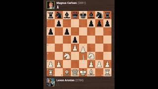 Magnus Carlsen vs Levon Aronian