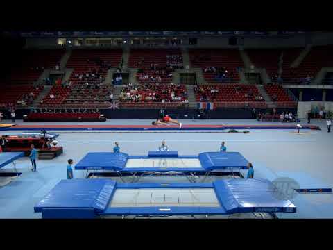 ALIYEV Pirmammad (KAZ) - 2017 Trampoline Worlds, Sofia (BUL) - Qualification Trampoline Routine 1