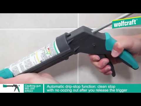 wolfcraft Mechaninis sandarinimo pistoletas MG 200 ERGO, 4352000 video