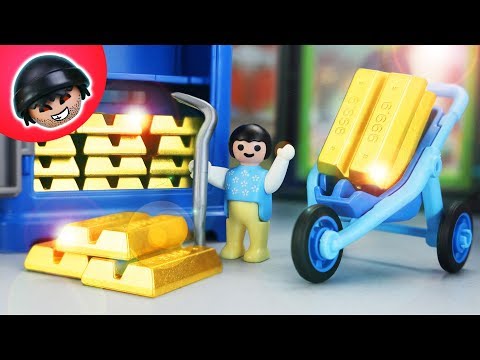 Baby Kunos ERSTER RAUB - Playmobil Polizei Film - KARLCHEN KNACK #173