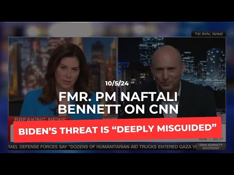 Fmr Prime Minister Bennett responds to President Biden’s statement on arms halt