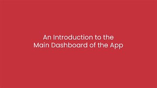 An Introduction to the Main Dashboard