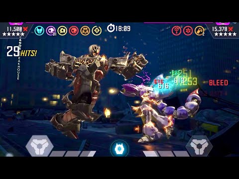 Necro vs Scorponok on Tech Console (Rare Raid Fight) — Transformers: Forged to Fight