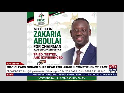 Ghanaians express disappointment over NDC’s decision to clear Obuasi headmaster to contest elections