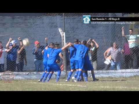 LIGA TUCUMANA: San Ramón 1 - All Boys 0 (Triangular - Fecha 2)