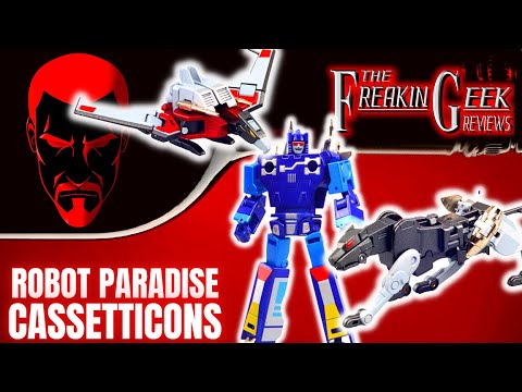 Robot Paradise (Fans Toys) CASSETTICONS (Laserbeak, Ravage, Rumble): EmGo's Reviews N' Stuff